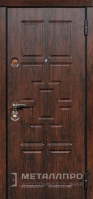 Фото внешней стороны двери «МеталлПро МДФ №30» с отделкой МДФ ПВХ