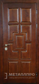 Фото внешней стороны двери «МеталлПро МДФ №66» с отделкой МДФ ПВХ