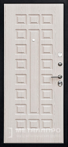 Фото внутренней стороны двери «МеталлПро МДФ №78» с отделкой МДФ ПВХ