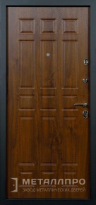 Фото внутренней стороны двери «МеталлПро С терморазрывом №15» с отделкой МДФ ПВХ