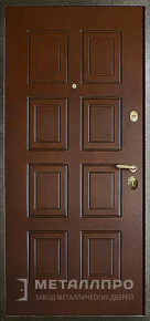 Фото внутренней стороны двери «МеталлПро МДФ №68» с отделкой МДФ ПВХ