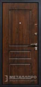 Фото внутренней стороны двери «МеталлПро МДФ №51» с отделкой МДФ ПВХ