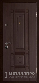 Фото внешней стороны двери «МеталлПро МДФ №303» с отделкой МДФ ПВХ