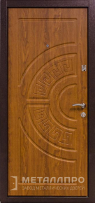 Фото внутренней стороны двери «МеталлПро С терморазрывом №36» с отделкой МДФ ПВХ