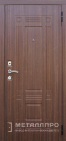Фото внешней стороны двери «МеталлПро МДФ №304» с отделкой МДФ ПВХ