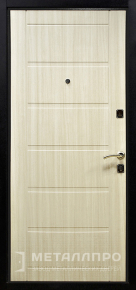 Фото внутренней стороны двери «МеталлПро МДФ №221» с отделкой МДФ ПВХ