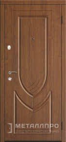 Фото внешней стороны двери «МеталлПро МДФ №176» с отделкой МДФ ПВХ