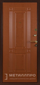 Фото внутренней стороны двери «МеталлПро МДФ №303» с отделкой МДФ ПВХ
