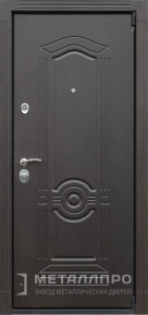 Фото внешней стороны двери «МеталлПро МДФ №216» с отделкой МДФ ПВХ