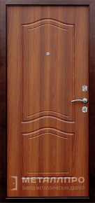 Фото внутренней стороны двери «МеталлПро МДФ №66» с отделкой МДФ ПВХ