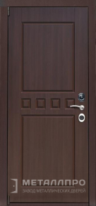 Фото внутренней стороны двери «МеталлПро МДФ №177» с отделкой МДФ ПВХ