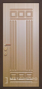Фото внешней стороны двери «МеталлПро МДФ №185» с отделкой МДФ ПВХ