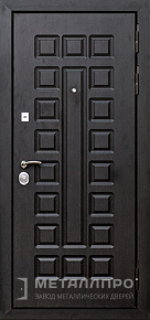 Фото внешней стороны двери «МеталлПро МДФ №90» с отделкой МДФ ПВХ