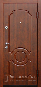 Фото внешней стороны двери «МеталлПро МДФ №84» с отделкой МДФ ПВХ