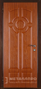 Фото внутренней стороны двери «МеталлПро МДФ №29» с отделкой МДФ ПВХ
