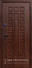 Фото внешней стороны двери «МеталлПро МДФ №24» с отделкой МДФ ПВХ