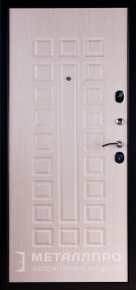 Фото внутренней стороны двери «МеталлПро МДФ №52» с отделкой МДФ ПВХ