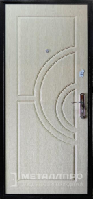 Фото внутренней стороны двери «МеталлПро МДФ №154» с отделкой МДФ ПВХ