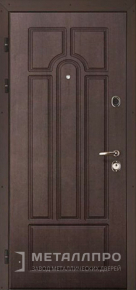 Фото внутренней стороны двери «МеталлПро МДФ №162» с отделкой МДФ ПВХ