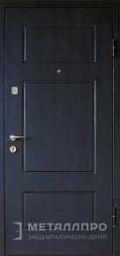 Фото внешней стороны двери «МеталлПро МДФ №100» с отделкой МДФ ПВХ
