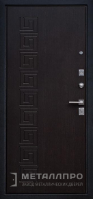 Фото внутренней стороны двери «МеталлПро С терморазрывом №25» с отделкой МДФ ПВХ