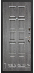 Фото внутренней стороны двери «МеталлПро МДФ №384» с отделкой МДФ ПВХ