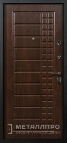 Фото внутренней стороны двери «МеталлПро МДФ №300» с отделкой МДФ ПВХ