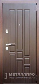 Фото внешней стороны двери «МеталлПро МДФ №97» с отделкой МДФ ПВХ