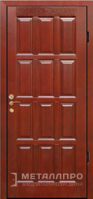 Фото внешней стороны двери «МеталлПро МДФ №145» с отделкой МДФ ПВХ