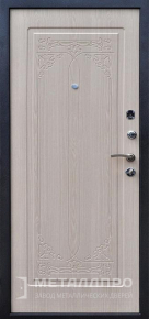 Фото внутренней стороны двери «МеталлПро Порошок №26» с отделкой МДФ ПВХ