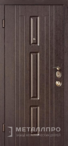 Фото внутренней стороны двери «МеталлПро МДФ №161» с отделкой МДФ ПВХ
