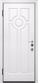 Дверь металлическая «Входная дверь уличная с порошковым напылением снаружи и МДФ внутри» с внутренней стороны МДФ ПВХ