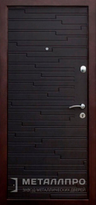 Фото внутренней стороны двери «МеталлПро МДФ №44» с отделкой МДФ ПВХ