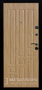 Фото внутренней стороны двери «МеталлПро МДФ №55» с отделкой МДФ ПВХ