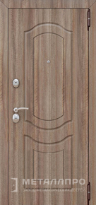 Фото внешней стороны двери «МеталлПро МДФ №88» с отделкой МДФ ПВХ