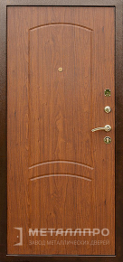 Фото внутренней стороны двери «МеталлПро МДФ №336» с отделкой МДФ ПВХ