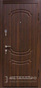 Фото внешней стороны двери «МеталлПро МДФ №359» с отделкой МДФ ПВХ
