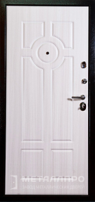 Фото внутренней стороны двери «МеталлПро МДФ №47» с отделкой МДФ ПВХ