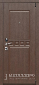 Фото внешней стороны двери «МеталлПро МДФ №149» с отделкой МДФ ПВХ