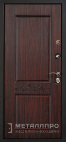 Дверь металлическая «Входная дверь для загородного дома с МДФ» с внутренней стороны МДФ ПВХ