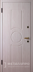 Фото внутренней стороны двери «МеталлПро МДФ №215» с отделкой МДФ ПВХ