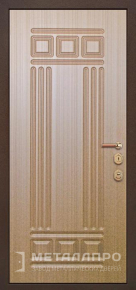 Фото внутренней стороны двери «МеталлПро МДФ №158» с отделкой МДФ ПВХ
