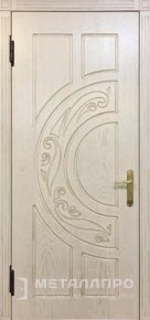 Фото внутренней стороны двери «МеталлПро МДФ №166» с отделкой МДФ ПВХ