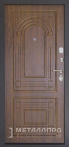 Дверь металлическая «Уличная входная дверь для загородного дома с МДФ» с внутренней стороны МДФ ПВХ
