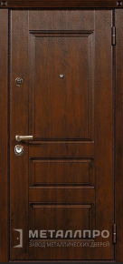 Фото внешней стороны двери «МеталлПро МДФ №59» с отделкой МДФ ПВХ