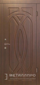 Фото внешней стороны двери «МеталлПро МДФ №179» с отделкой МДФ ПВХ