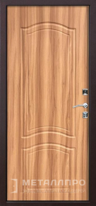 Дверь металлическая «Входная дверь с отделкой из МДФ панелей в дом» с внутренней стороны МДФ ПВХ
