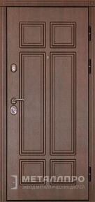 Фото внешней стороны двери «МеталлПро МДФ №395» с отделкой МДФ ПВХ
