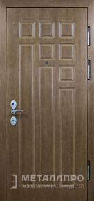 Фото внешней стороны двери «МеталлПро МДФ №55» с отделкой МДФ ПВХ