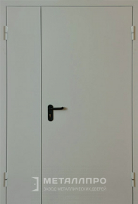 Дверь металлическая «Противопожарная №3» с внешней стороны Нитроэмаль